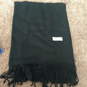 Pashmina Scarf In Solid Black